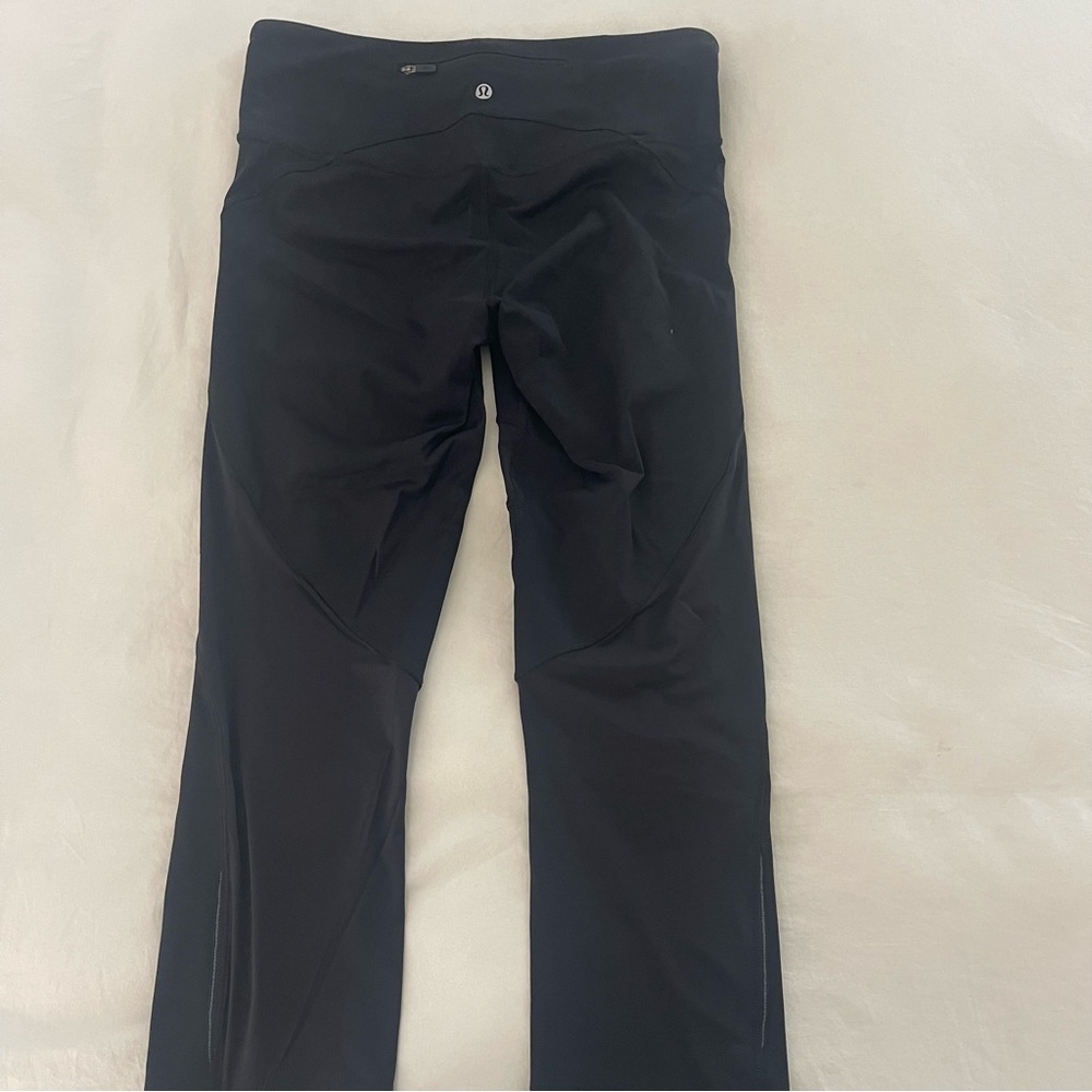 Lululemon Black Leggings- Cropped - Picture 3 of 8